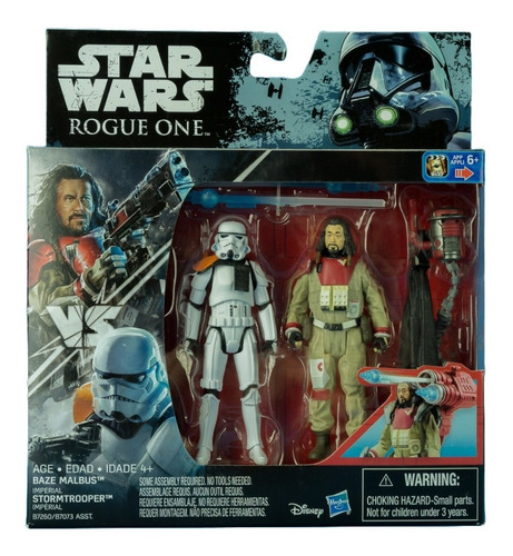 Star Wars Rogue One Pack De Baze Malbuz Y Stormtrooper Unico