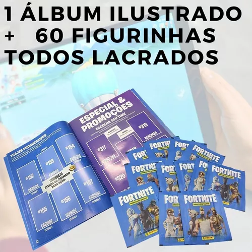 Album De Figurinhas Fortnite Ilustrado 12 Envelopes Panini