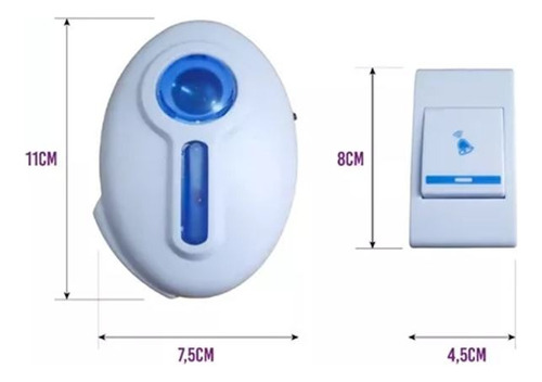 Timbre Inalámbrico Portátil Con Enchufe 220v+pila Sin Cable