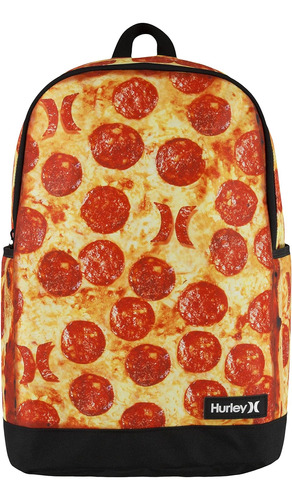 Mochila Grafica Hurley Ligera Diseno De Pizza