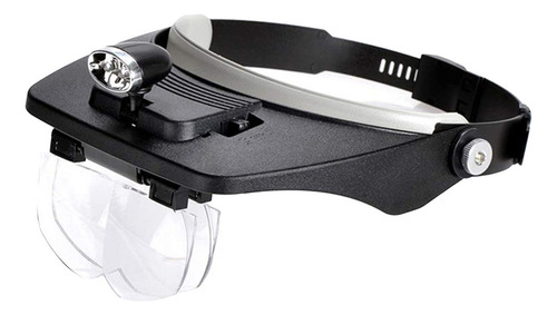 Lupa Portátil Com Faixa De Cabeça E Lâmpada Led, Lupa