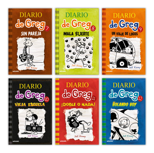 Pack Diario De Greg (libros 7 A 12) - Jeff Kinney