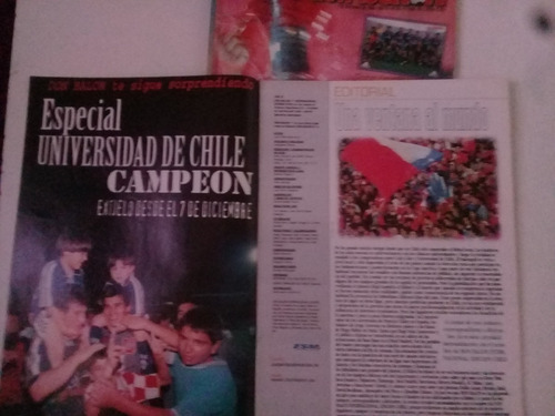 Revista Don Balon -u.de Chile -campeon -2000 Y Edicion Espec (Usado)