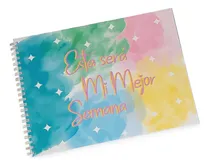 Comprar Planner Semanal De Escritorio -  Agenda Semanal Sin Fechas