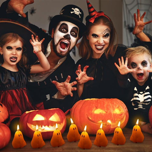 Juego De 20 Velas Fantasmas, Velas De Decoración De Hallowee