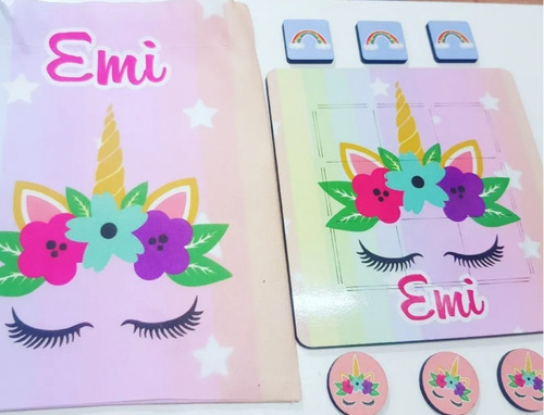 Imagen 3 de 3 de Tateti Mdf Personalizado Sàmano Uruguay