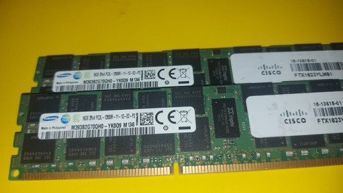 Memoria Servidor Samsung Ddr3 16gb 2rx4 Pc3-12800r -100% Ok