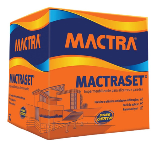 Revestimento Impermeabilizante Mactraset Mactra 18 Kg Parede
