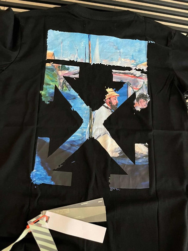 Playera Off White Caballero Monet