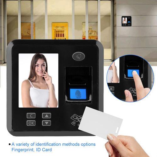 Controle De Acesso Biométrico À Porta Com Impressão Digital