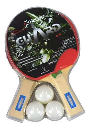 Kit Ping Pong Hacker 2* Guard Blister (1) * Ver Detalle Full