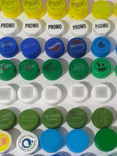 Lote 103 Tapitas Villa Sur Coca Cola Sprite Fanta Pepsi Seco (Usado)