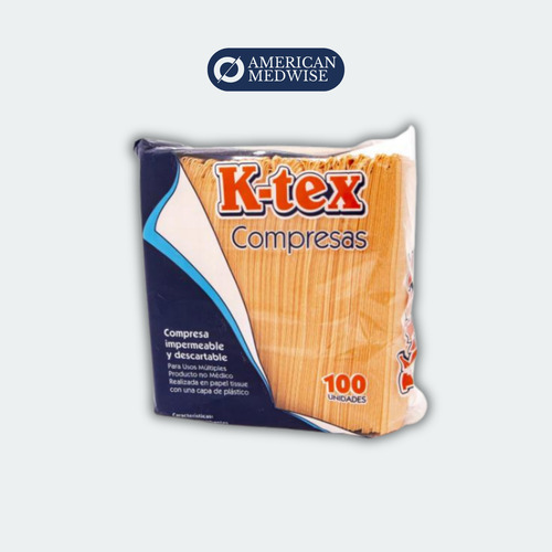 Compresas Campos Descartables X 100un. K-tex Varios Colores