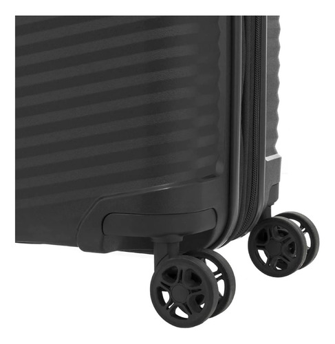 Valija Samsonite Grande Rigida 4 Rdas Dobles 360 Tsa Jsbags Negro Varro Negra
