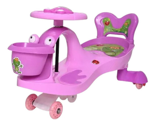 Zippy Car Animais Divertidos Rosa Música Luz Led Zippy Toys