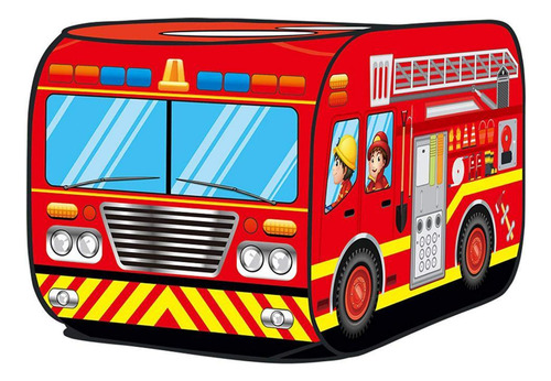 Princesa Niños Niñas Canopy Camión De Bomberos