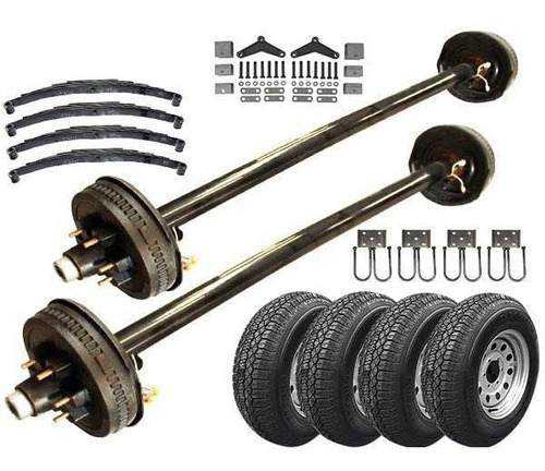 Kit Remolque Tandem Axle Hd Tk Libra Capacidad Serie