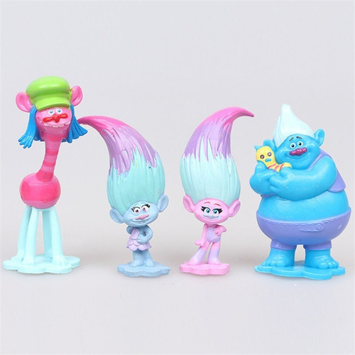 12pcs/set Trolls Acción Figura Modelo Muñeca Juguete Regalo