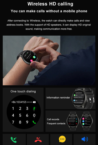 Smartwatch Mujer Ip68 Impermeable Bluetooth Para Huawei Ios