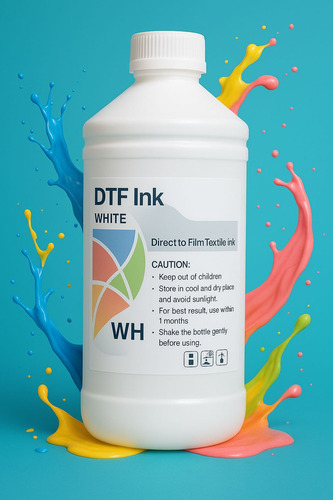 Tinta Dtf Garrafa De 1 Litro, Cabeça Epson Escolha A Cor!!! White