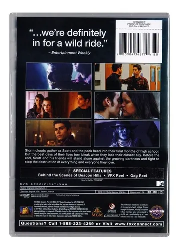 Teen Wolf Sexta Temporada 6 Seis Parte 1 Uno Dvd
