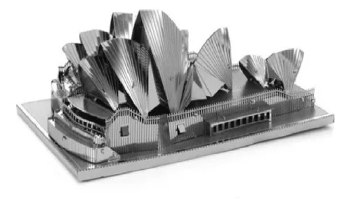 Ópera House De Sydney Rompecabezas 3d Metal Arquitectura 