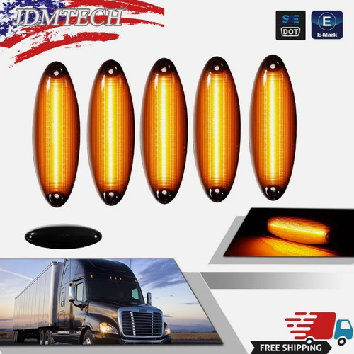 5 Luces Led Para Techo Freightliner Cascadia 2008-2021