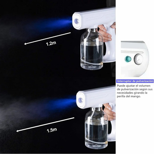 Pulverizador De Carga Nano Máquina De Desinfección 800ml