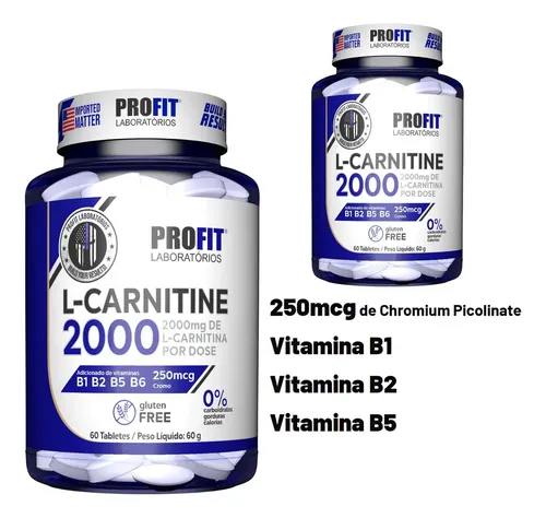 l carnitina profit Kit 2x L-carnitina 2000mg - Pote 60 Cápsulas (120c) - Sabor Sem Sabor The refreshing Passionfruit Guava Professional IV Therapy Services Pack:1-Pack ($53 per unit) aha
