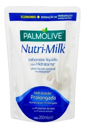 Imagem 1 de 3 de Sabonete Líquido Palmolive Nutri-milk Refil Com 200ml