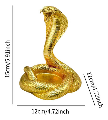 Adorno De Estatua De Serpiente En 3d, Regalo De