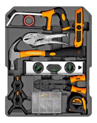 Imagen 3 de 10 de Maletin Portátil Kit Herramientas Piezas Lqcm245-8 Lusqtoff