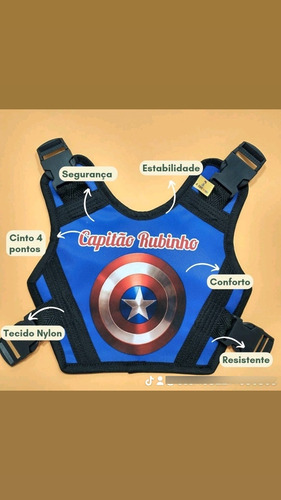Cinto De Segurança Infantil Do Superman P/ Cadeira De Rodas
