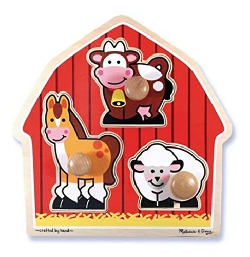 Rompecabezas Con Clavijas Grandes Melissa & Doug Animales