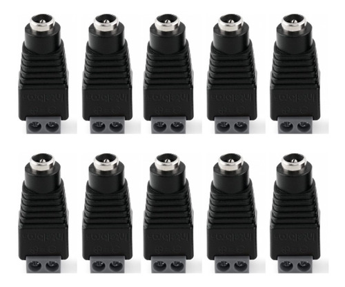 10 Un Conector P/ Camera Conex 1000 P4 Femea - Intelbras