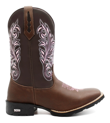Bota Texana Country Feminina Butina Cowgirl Super Conforto