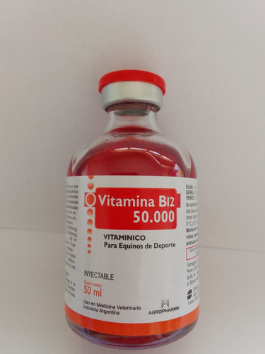 3 Frascos B12 50.000 Importada Para Cavalos De Corrida