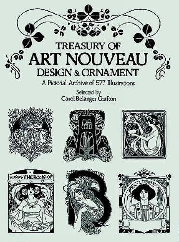 Treasury Of Art Nouveau Design & Ornament (dover P..., De Sin Especificar. Editorial Dover Publications En Inglés