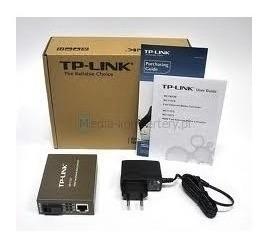 Convertidor De Medio Wdm Tp-link Mc112cs Fibra S M Sc 20km