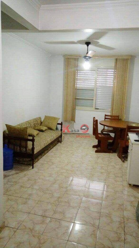 Imagem 1 de 17 de Apartamento Com 1 Dormitório À Venda, 54 M² Por R$ 265.000,00 - Boqueirão - Santos/sp - Ap10444