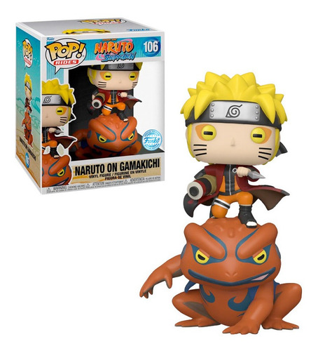 Funko Pop Animation Naruto On Gamakichi 106 Edición Especial