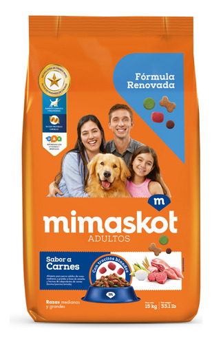 Mimaskot Adultos Carne/cereal/vegetales 15kg