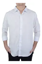 Comprar Camisa Social Masculina Ogochi Ml Essencial Slim Branca 0014