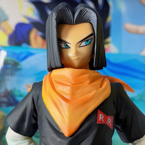 Boneco Android Numero 17 Action Figure 24cm Pvc Dragon Ball