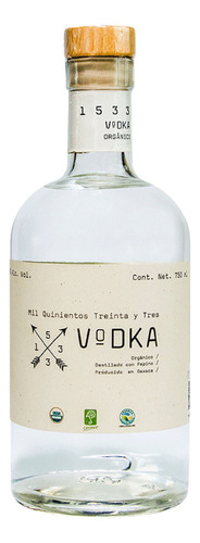 Vodka Orgánico 1533 750 Ml