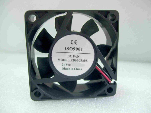 Turbina Cooler Fan Ventilador 60x60mm 24vcc 4000 Rpm A Bujes