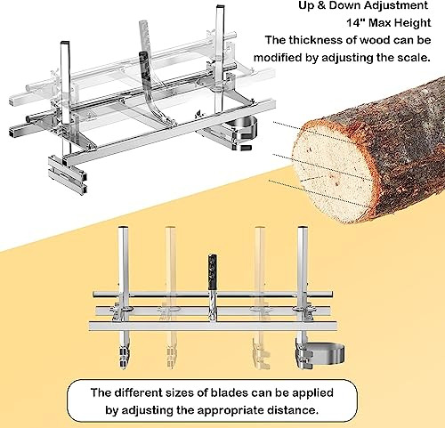 Guia Para Corte De Tablones Motosierra 90cm Accesorios
