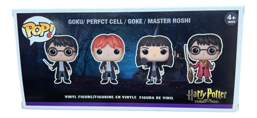 Set 4 Muñecos Muñeco Pop Funko Harry Potter Cabezon