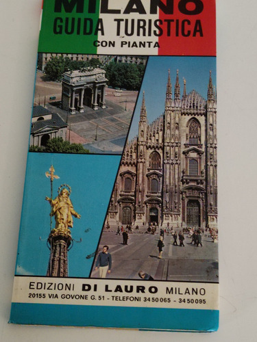 Libro Guia Turística Milano