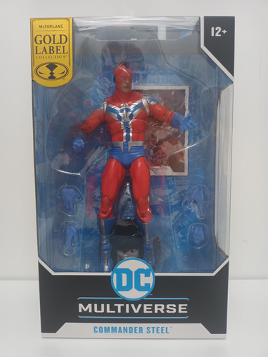 Commander Steel Jsa Gold Label Mcfarlane Dc Multiverse